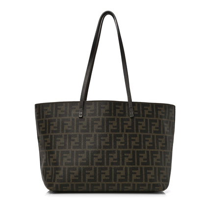Fendi Zucca Spalmati Small Roll Tote Tobacco Moro 1 of 12