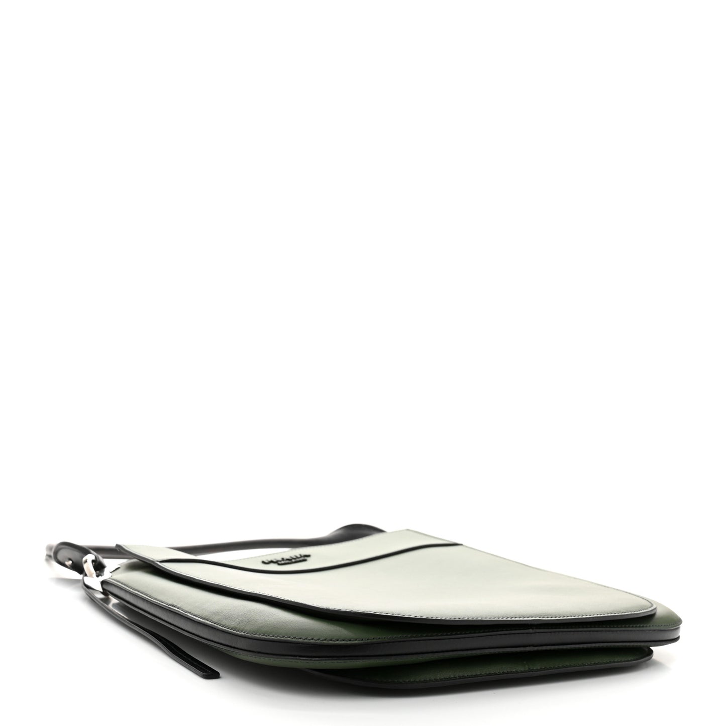 City Calfskin Margit Bag Green Black
