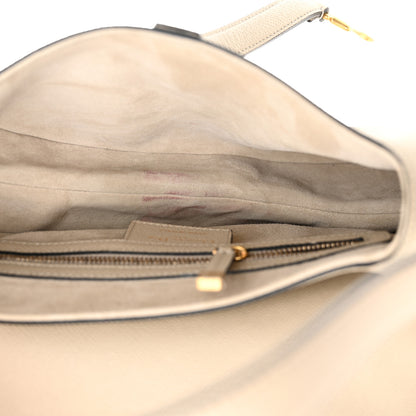 Christian Dior Grained Calfskin Saddle Bag Sable 5 of 11