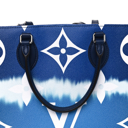 Louis Vuitton Monogram Escale Onthego GM Blue 7 of 13