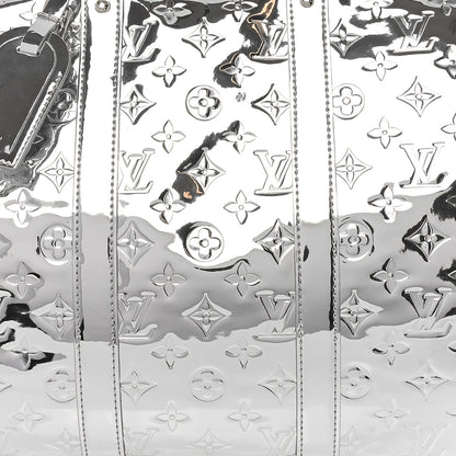 Louis Vuitton Monogram Mirror Keepall Bandouliere 45 Silver 7 of 9
