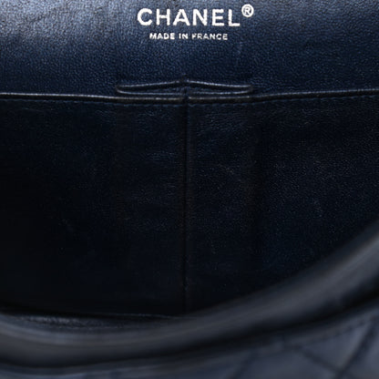 Chanel Metallic Aged Calfskin Quilted 2.55 Reissue 227 Flap Blue 8 of 18