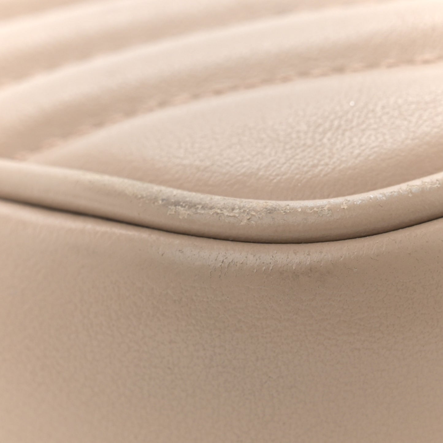 Calfskin Matelasse Monogram Lou Camera Bag Nude Powder