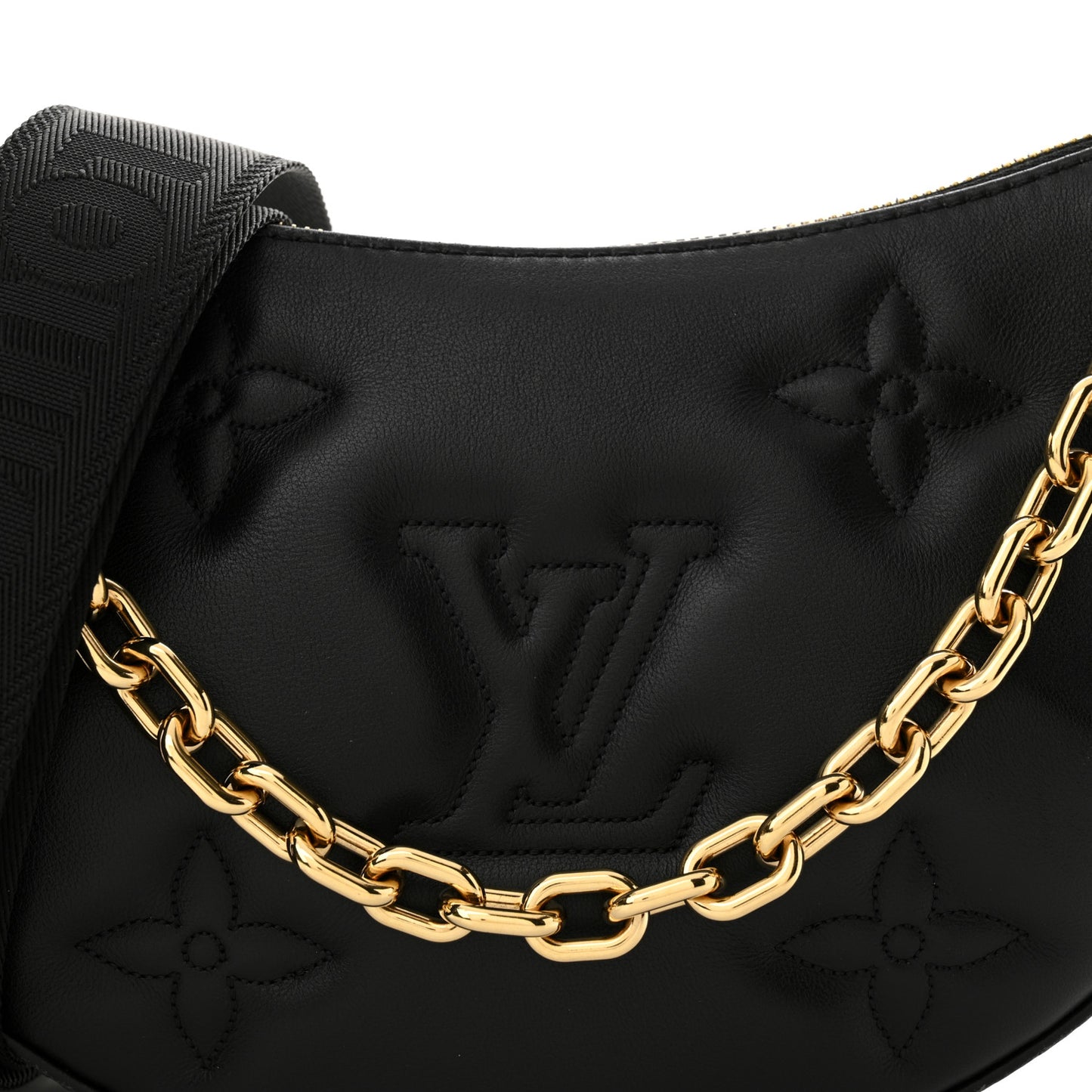 Calfskin Bubblegram Over The Moon Black