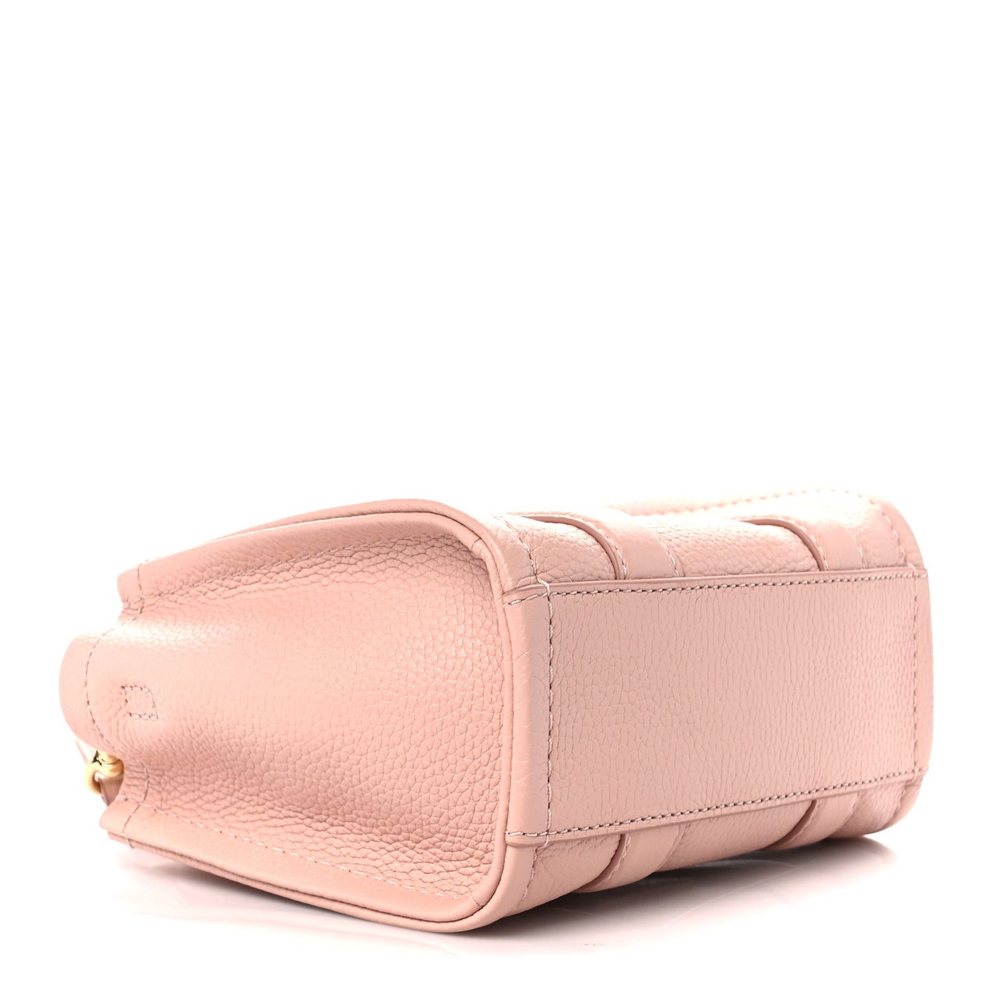 Grained Calfskin Micro The Tote Bag Rose