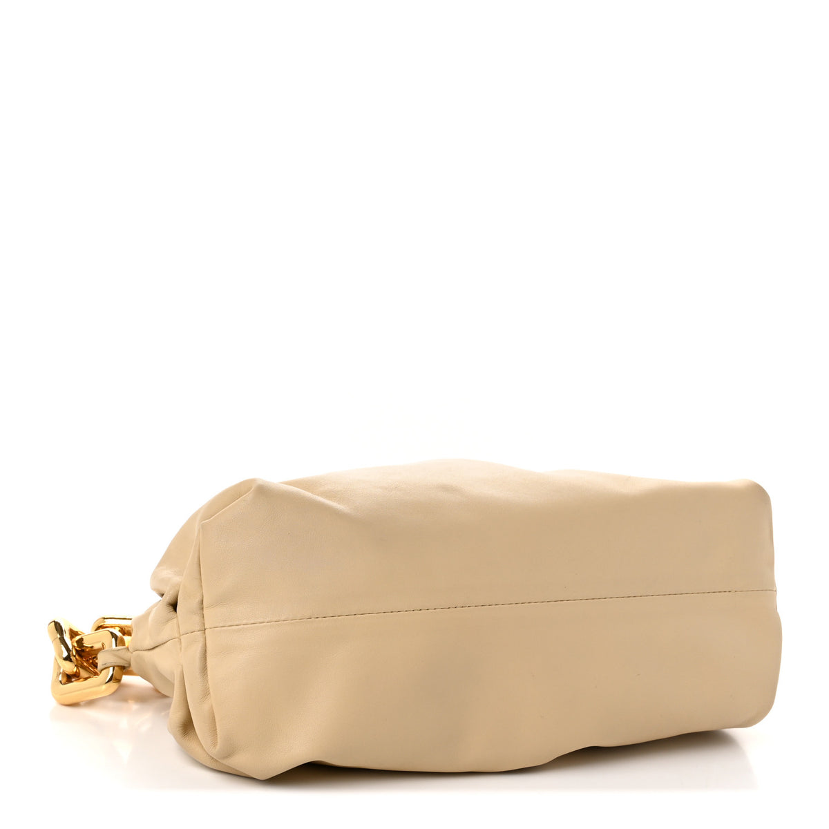 Bottega Veneta Calfskin The Pouch Chain Almond 4 of 10