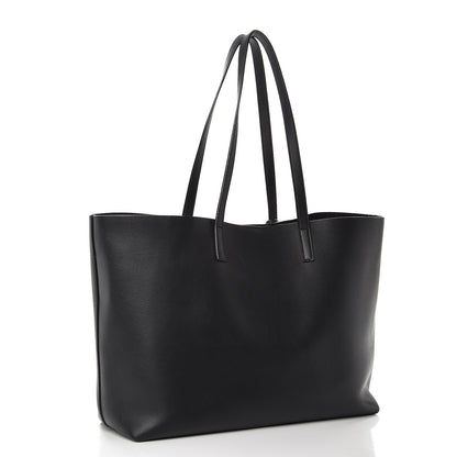 Saint Laurent Calfskin Large Shopping Tote Black 3 of 8
