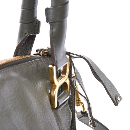 Chloe Calfskin Medium Marcie Satchel Baobab Green 9 of 9