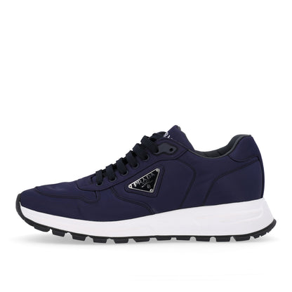 Prada Re-Nylon Spazzolato Metal Triangle Logo Mens Prax 01 Sneakers 9.5 Navy 1 of 10