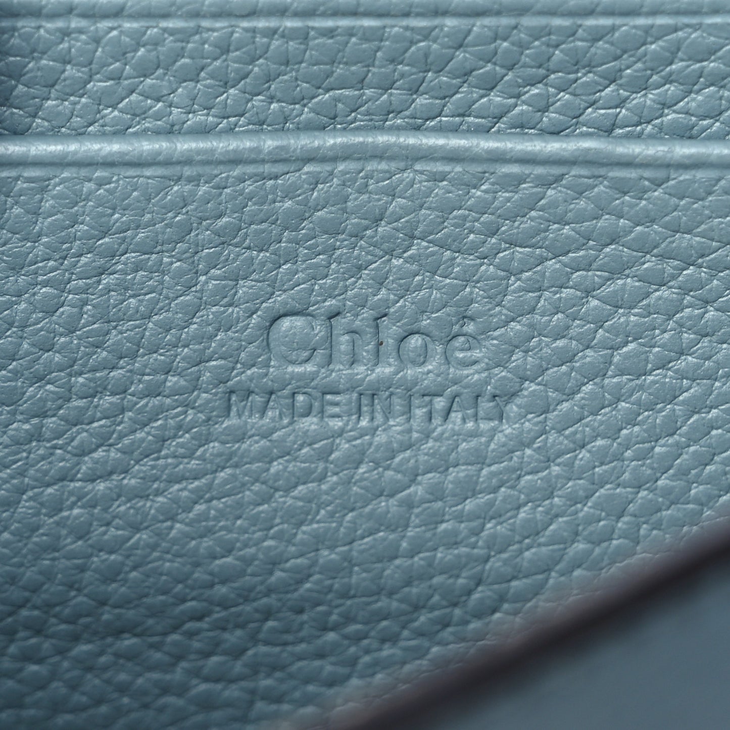 Suede Calfskin Mini Faye Shoulder Bag Cloudy Blue