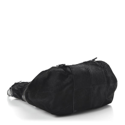Christian Louboutin Pony Hair Patent Hobo Black 4 of 9