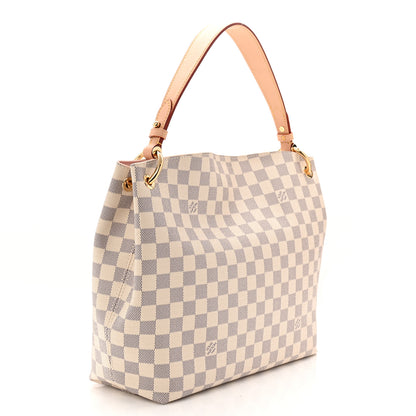 Louis Vuitton Damier Azur Graceful PM Rose Ballerine 3 of 9