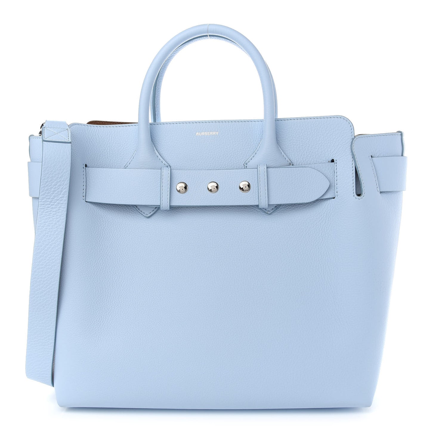 Marais Calfskin Medium Belt Bag Pale Blue