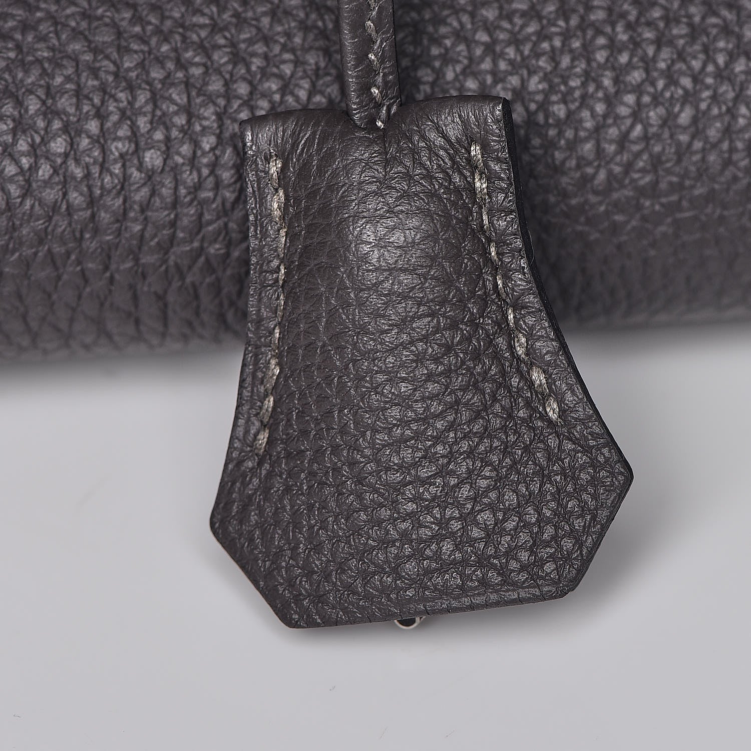 Celine Lambskin Bi-Cabas Grey Cognac 58 of 68