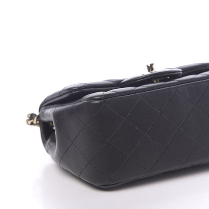 Chanel Lambskin Quilted Mini Square Flap Black 8 of 10