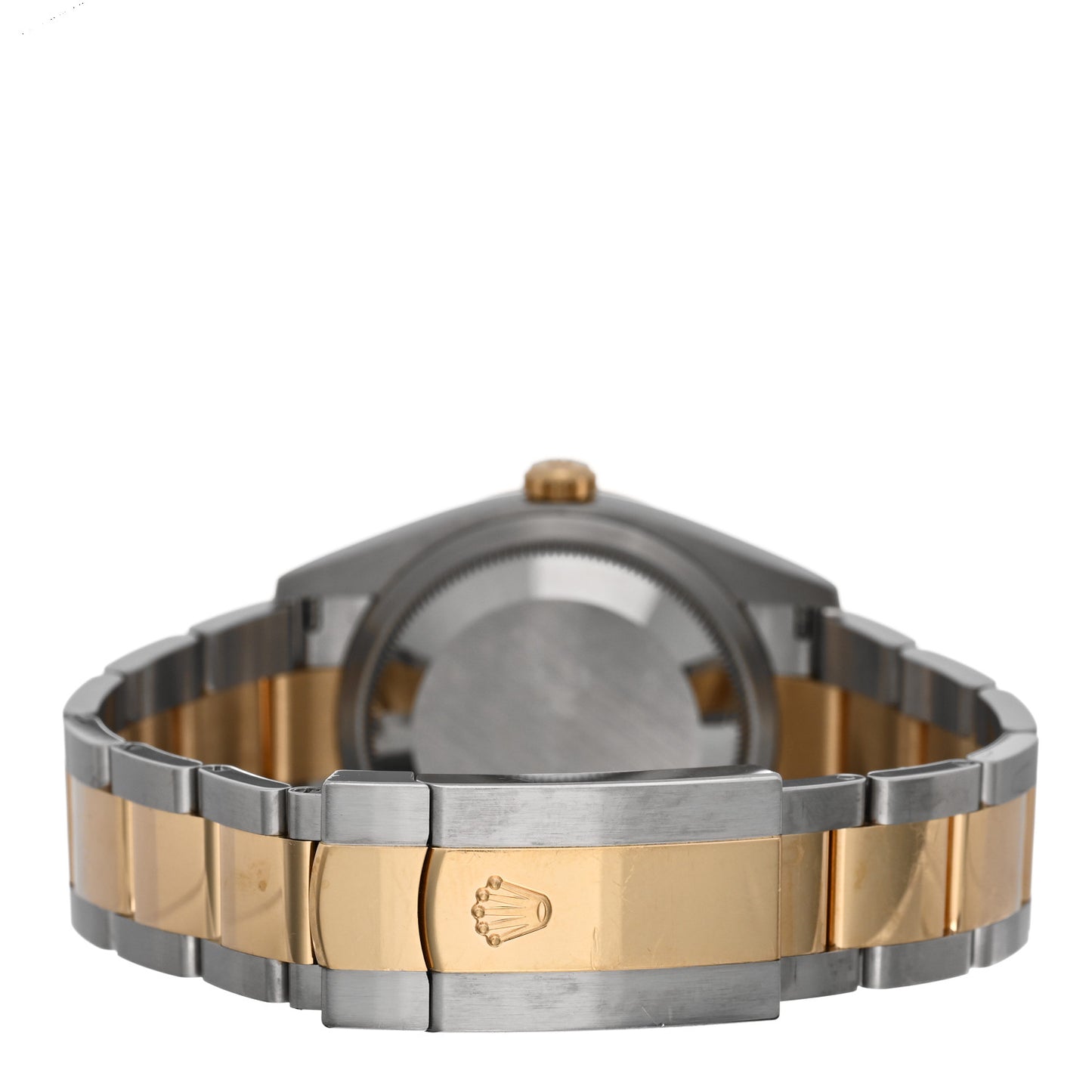 Stainless Steel 18K Yellow Gold 36mm Oyster Perpetual Datejust Watch Golden Palm 126233