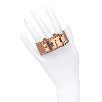 Hermes Epsom Collier de Chien CDC 24 Bracelet T2 Gold 2 of 5
