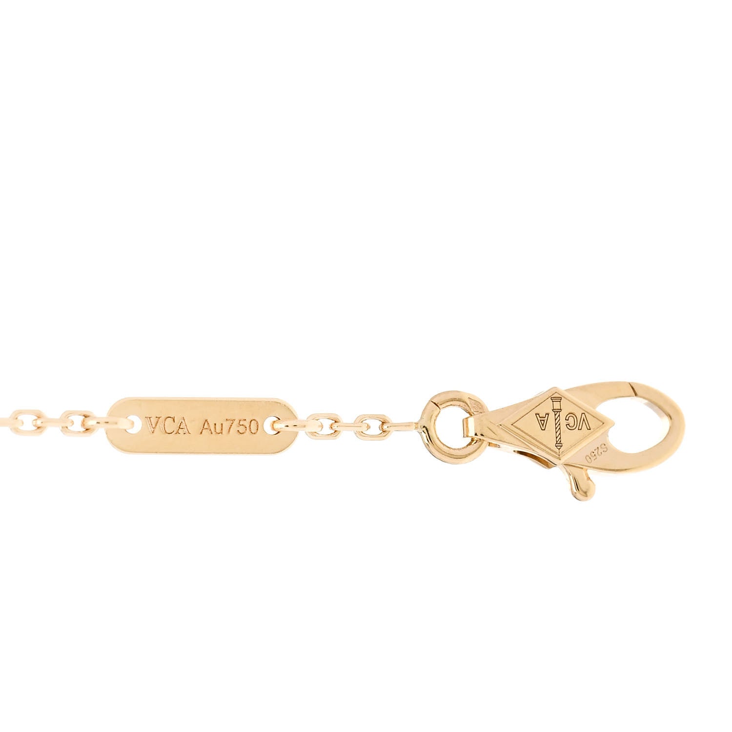 Van Cleef & Arpels 18K Yellow Gold Mother of Pearl Sweet Alhambra Butterfly Bracelet 3 of 5