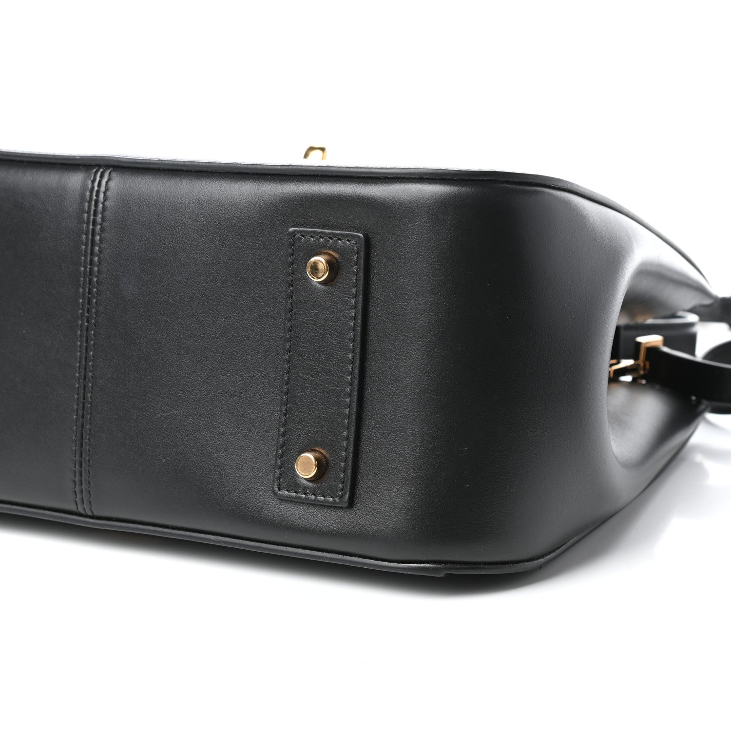 Versace Vitello Barocco Virtus Small Top Handle Shoulder Bag Black 9 of 11