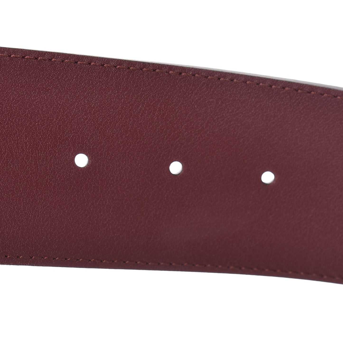 Calfskin Crystal Double G 55mm Belt 80 32 Burgundy