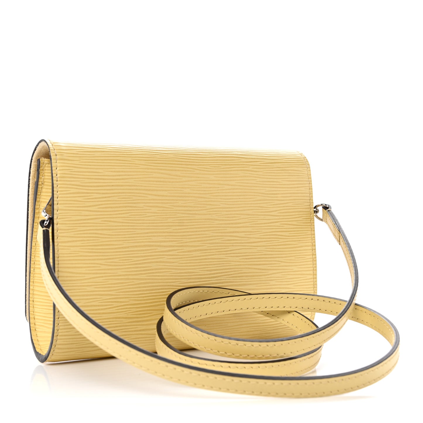Epi Louise Strap PM Jaune Pale