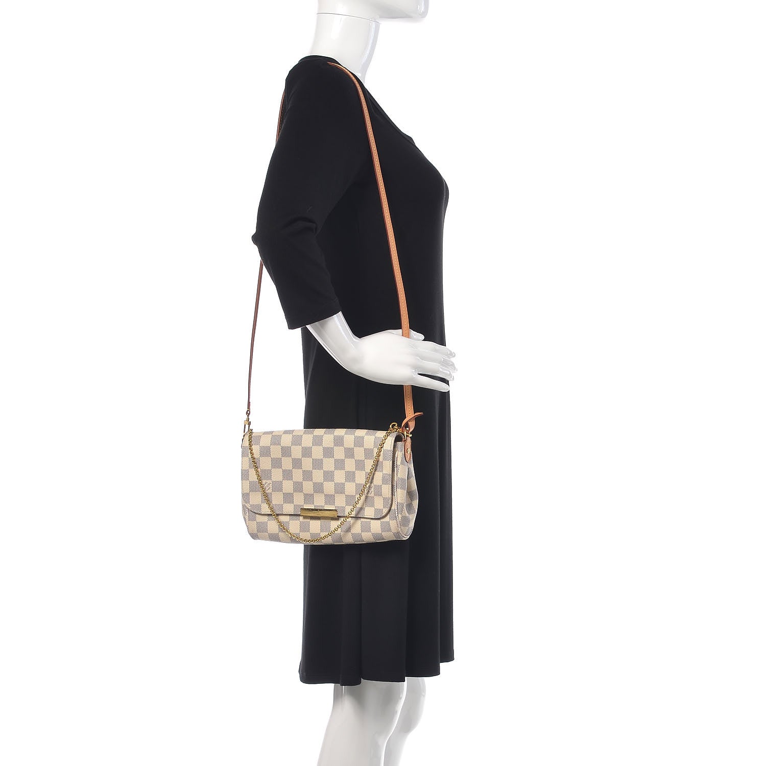 Louis Vuitton Damier Azur Favorite MM 2 of 12