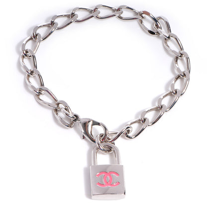 Chanel Padlock CC Bracelet Pink 1 of 5
