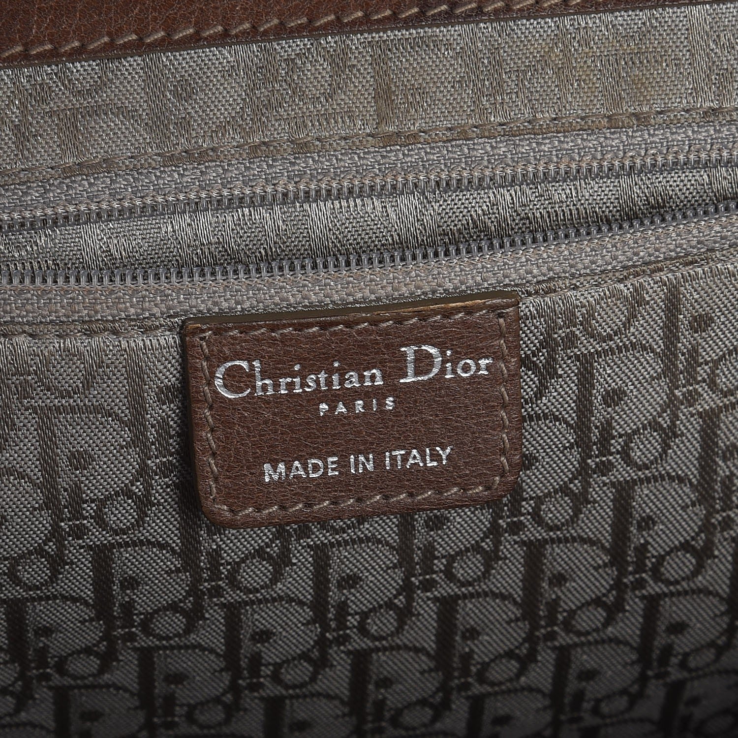 Christian Dior Goatskin Small Jeanne Frame Bag Brown 6 of 7