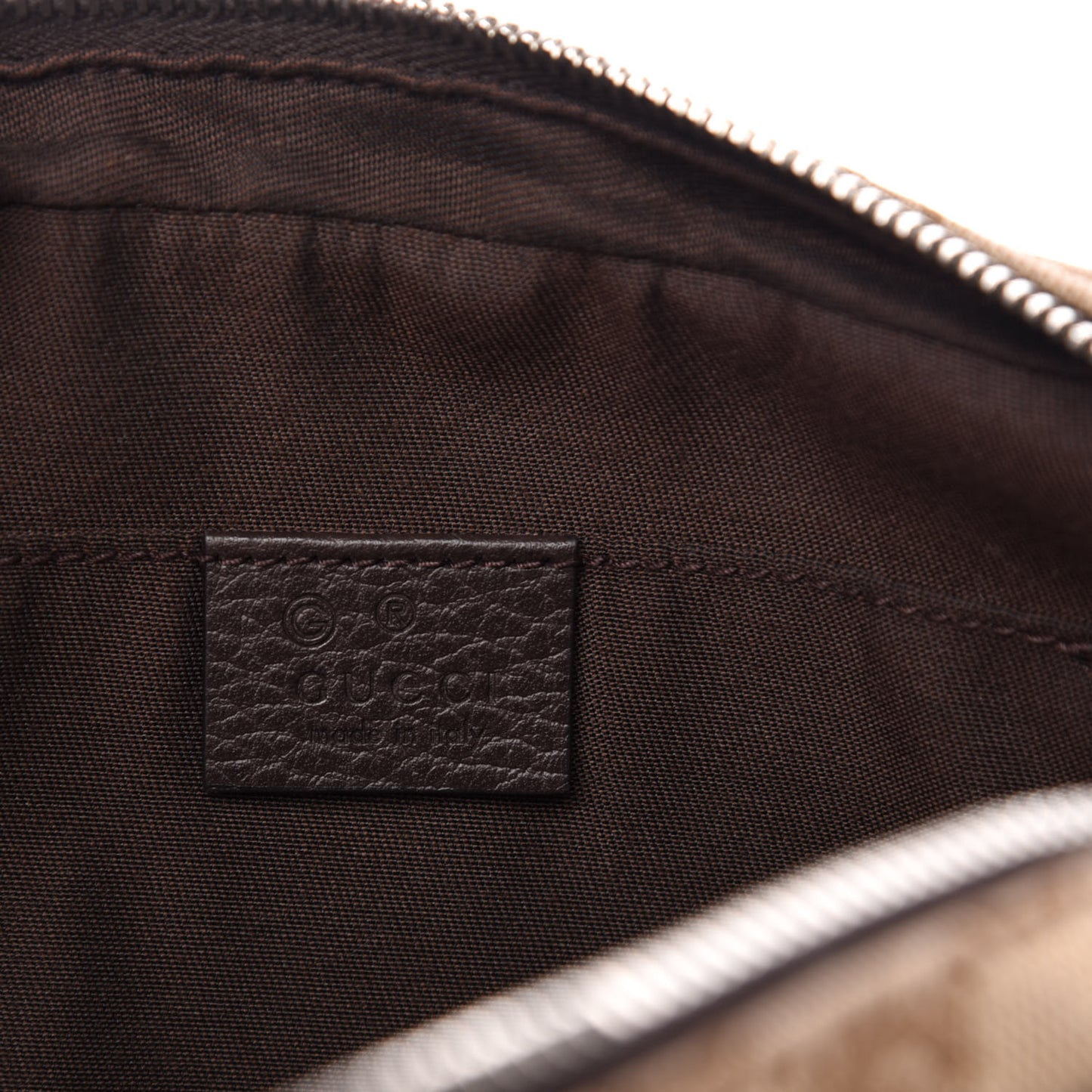 Monogram Belt Bag Dark Brown