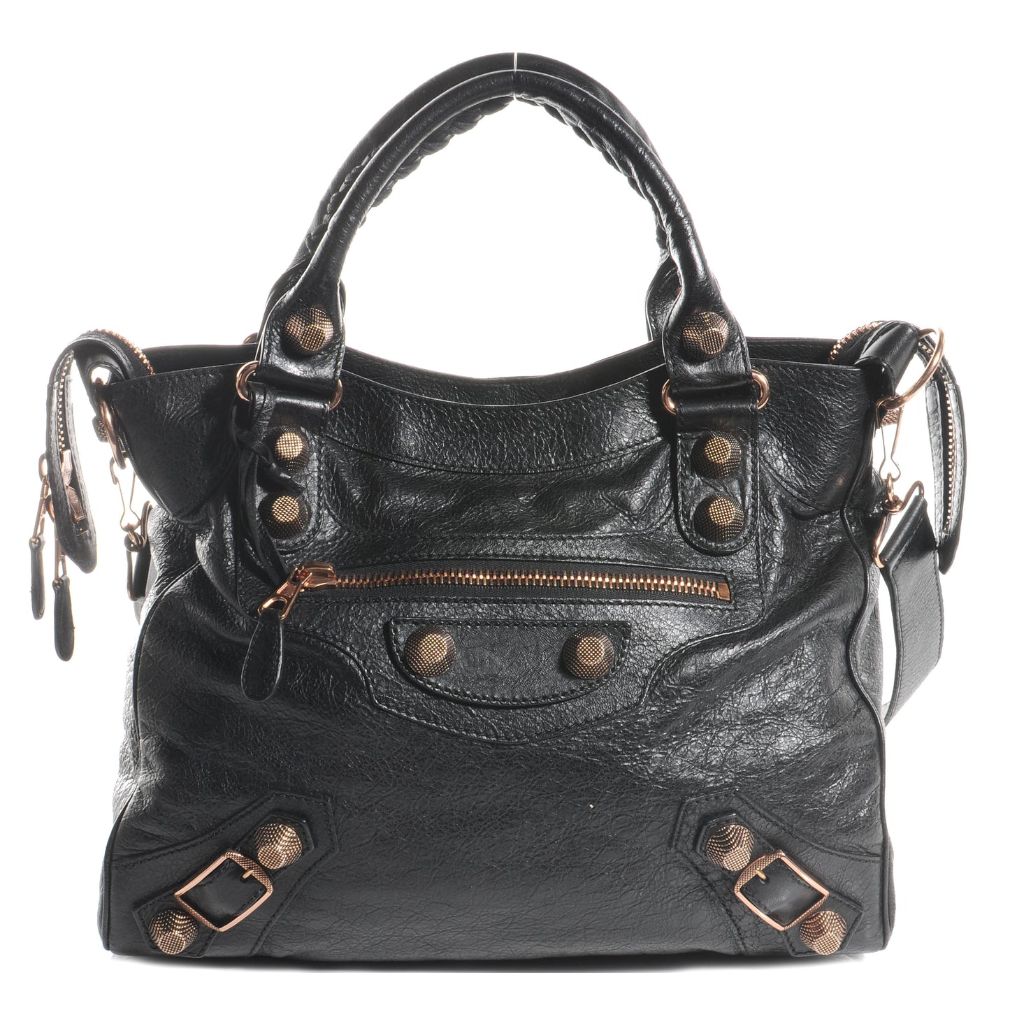 Agneau Giant 21 Rose Gold Hardware Velo Black