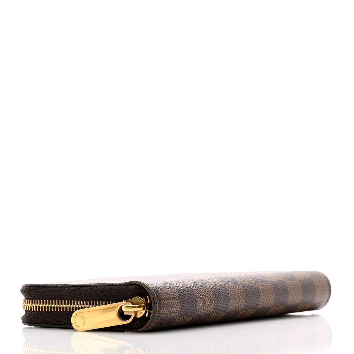 Damier Ebene Zippy Wallet Rose Ballerine