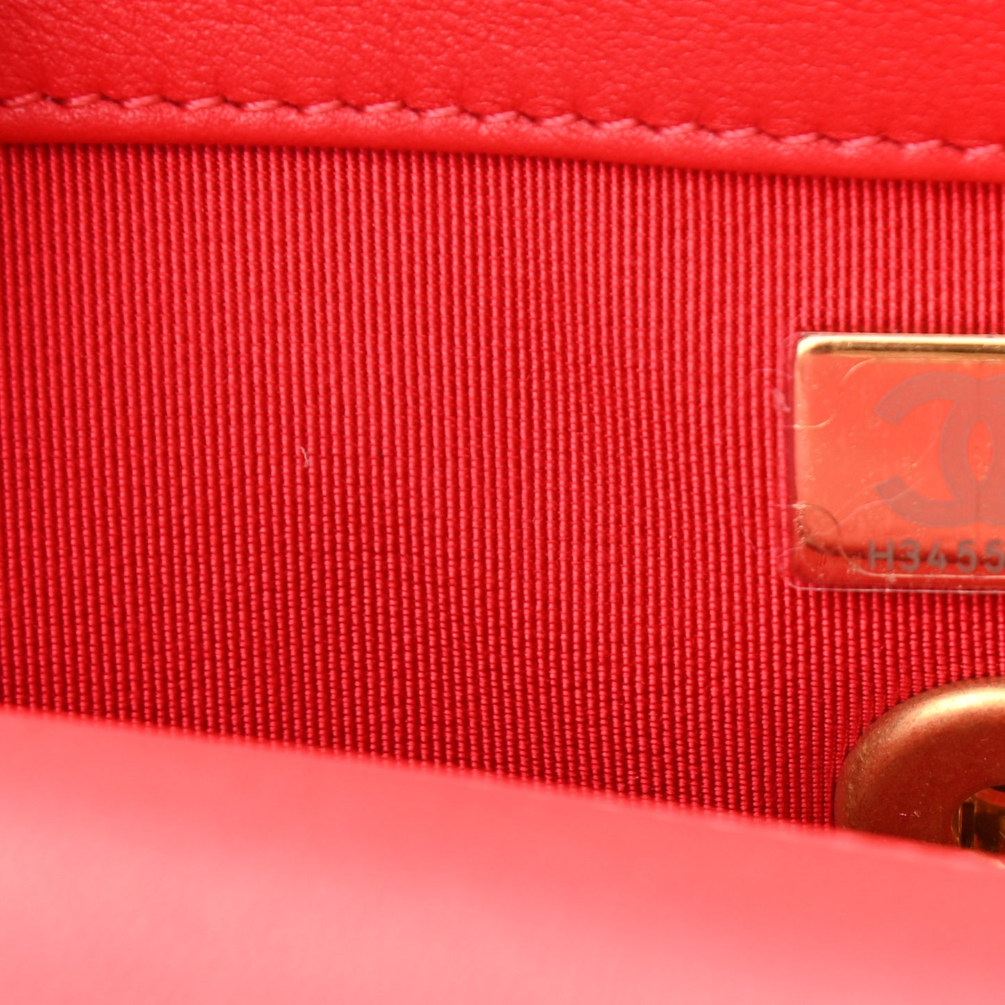 Calfskin Quilted Mini Flap Bag Red