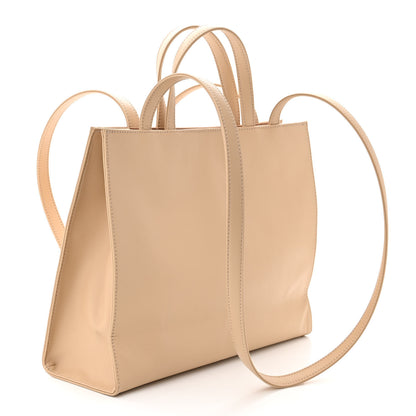 Telfar Vegan Leather Medium Shopping Bag Cream 3 of 11
