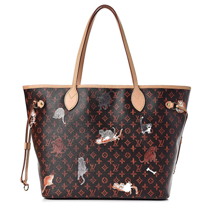Louis Vuitton Catogram Neverfull MM Marron 3 of 12