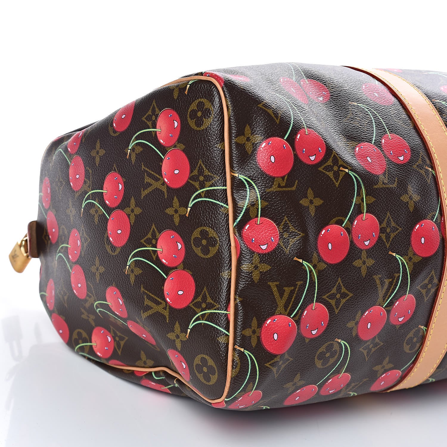 Louis Vuitton Monogram Cerises Keepall 45 8 of 10