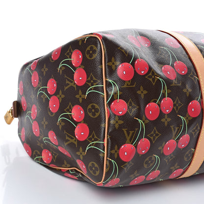Louis Vuitton Monogram Cerises Keepall 45 8 of 10