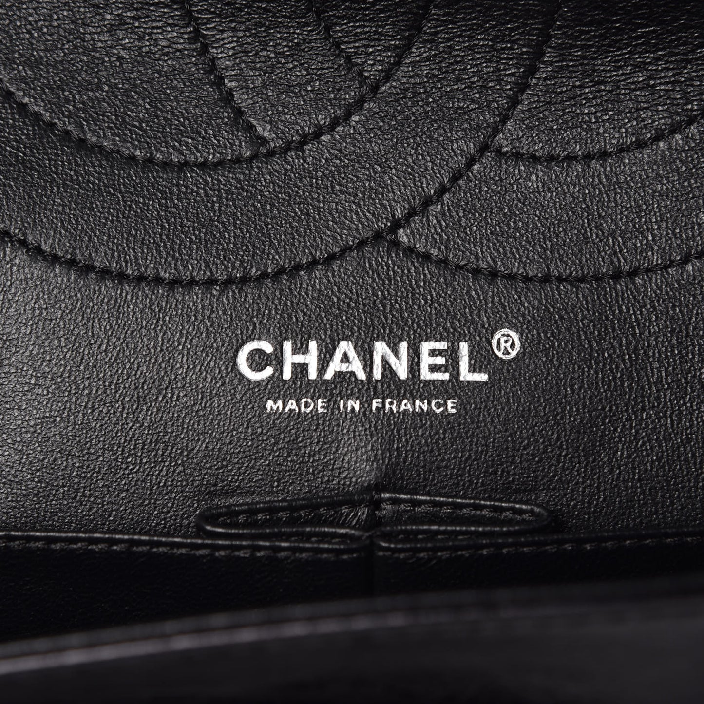 Glazed Aged Calfskin Quilted 2.55 Reissue 227 Flap So Black