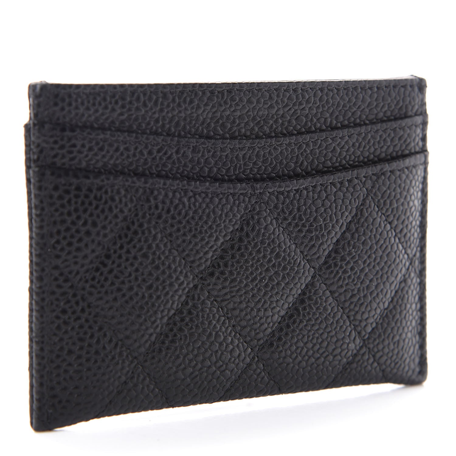 Chanel Caviar Quilted Card Holder Black 3 of 8