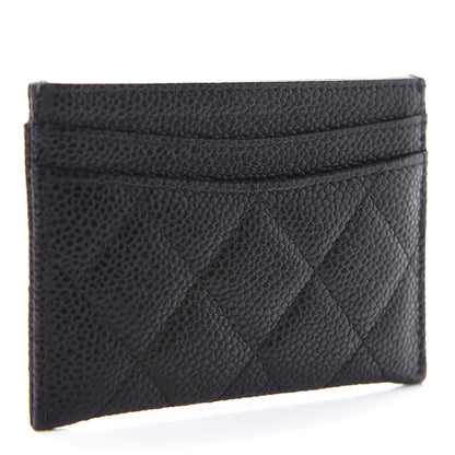 Chanel Caviar Quilted Card Holder Black 3 of 8