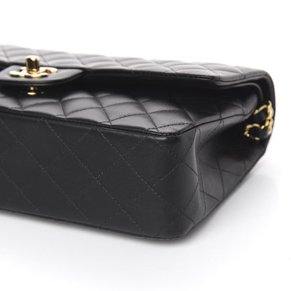 Chanel Lambskin Quilted Medium Double Flap Black 9 of 11