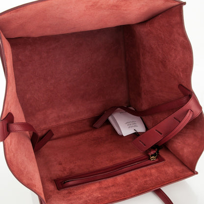 Celine Supple Calfskin Medium Phantom Luggage Red 5 of 6