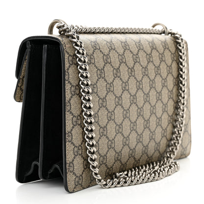 Gucci GG Supreme Monogram Small Dionysus Shoulder Bag Black 3 of 13