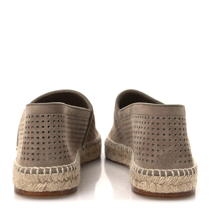 Hermes Suede Goatskin Mens Enrique Espadrilles 42 Beige Sable 6 of 11
