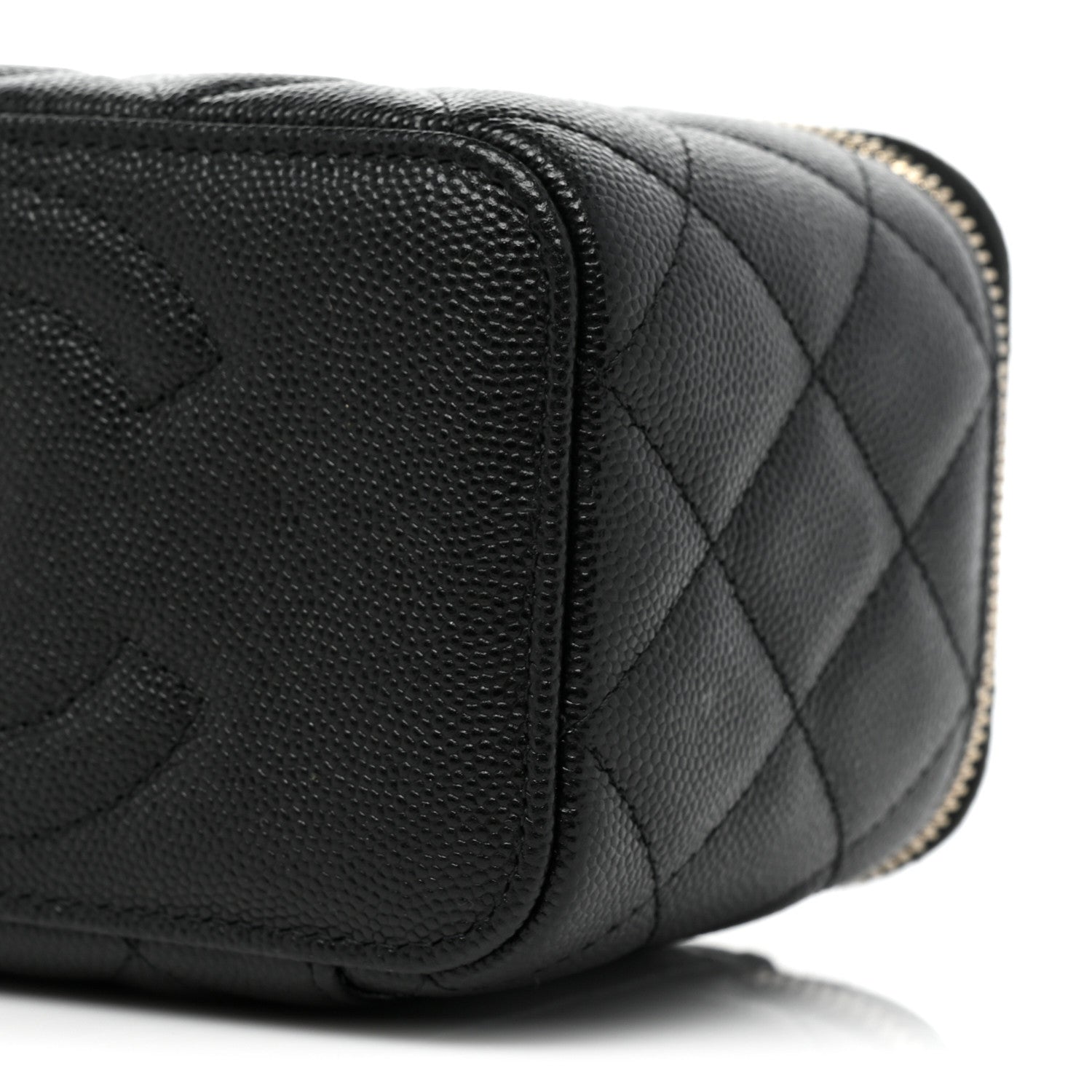 Chanel Caviar Quilted Small Vanity Case With Chain Black 8 of 10
