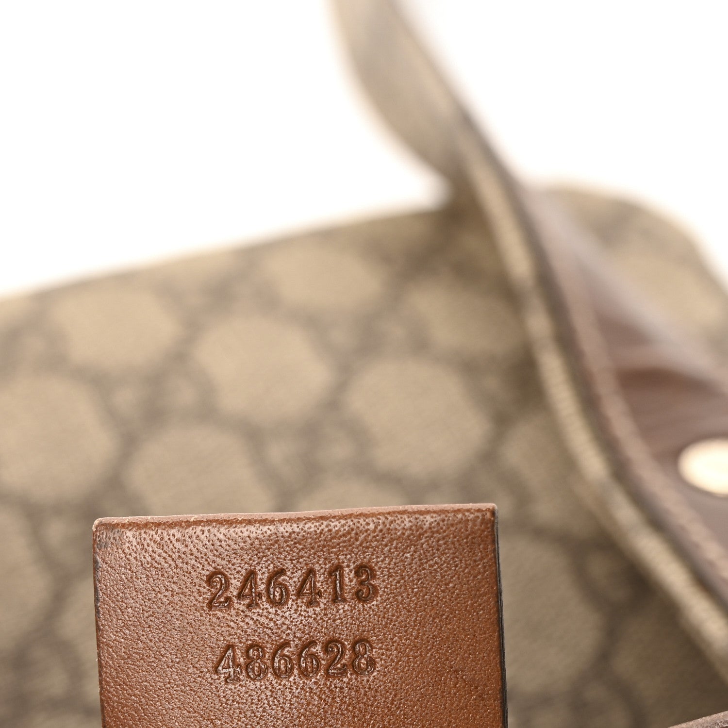 Gucci GG Plus Monogram Signature Web Loop Messenger Brown 7 of 10