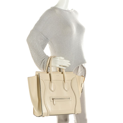 Celine Palmelato Mini Luggage Ivory 2 of 8