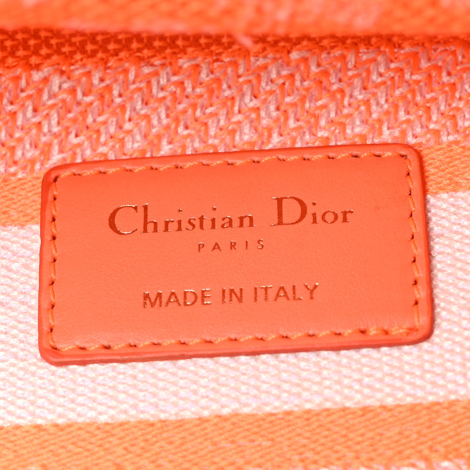 Christian Dior Canvas Toile De Jouy Reverse Embroidered Medium