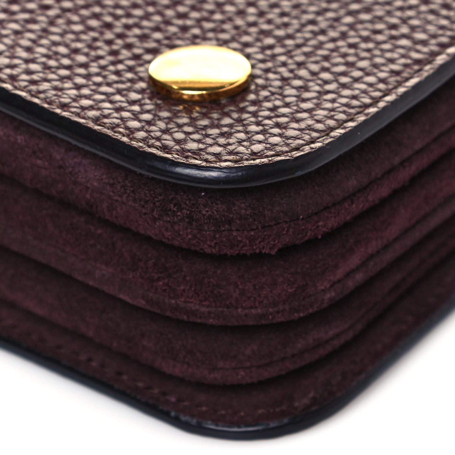 Classic Grain Calfskin Small Clifton Flap Oxblood