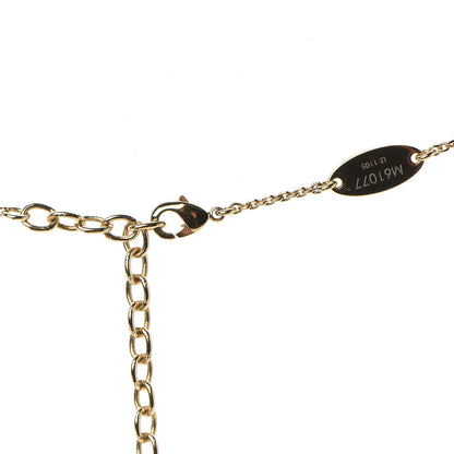 Louis Vuitton LV And Me Letter V Necklace Gold 5 of 7
