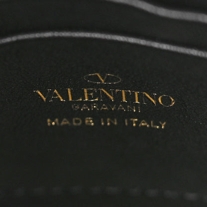 Valentino Garavani Pebbled Calfskin Rockstud North-South Crossbody Bag Black 6 of 8